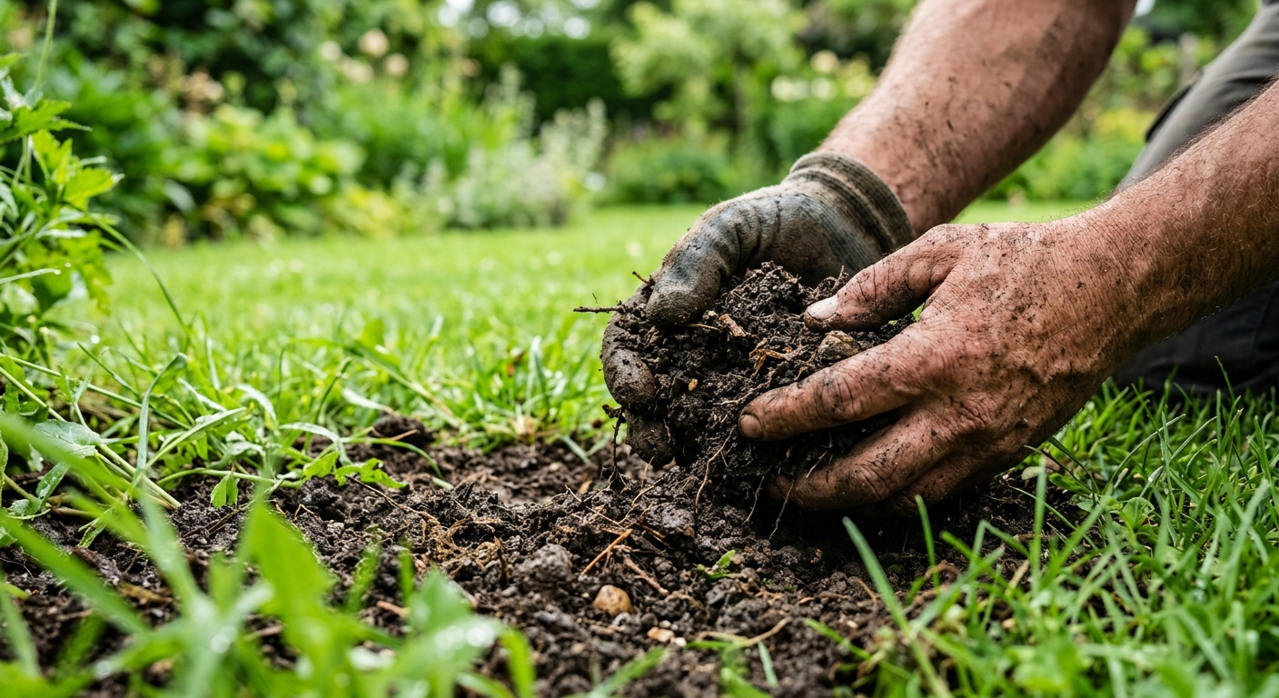 Analyse agronomique de la terre et engrais organique